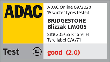 Bridgestone Blizzak LM005 ADAC award 